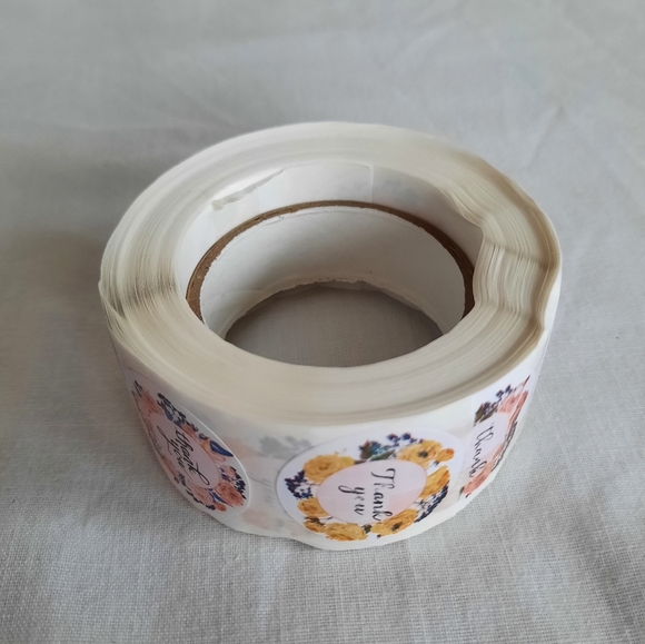 🍁(3/$25) New! 500 piece thank you stickers - Picture 4 of 5